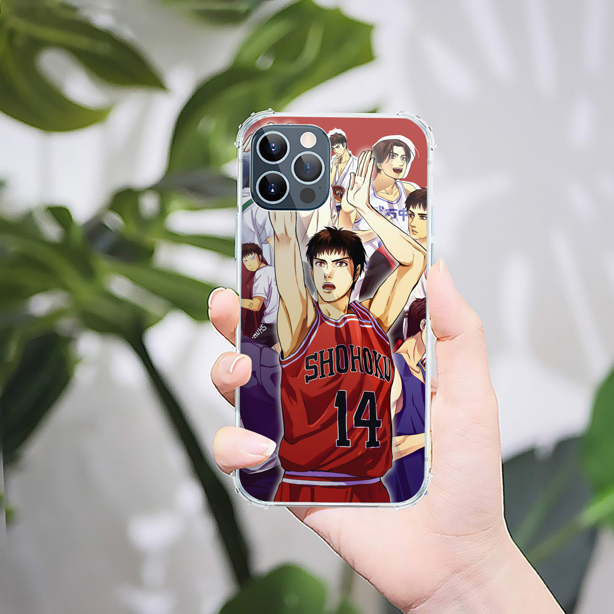 （画像用） SLAM DUNK／スラムダンク 【iPhone 12シリーズ対応】透明スマホケース（クリアソフトケース）